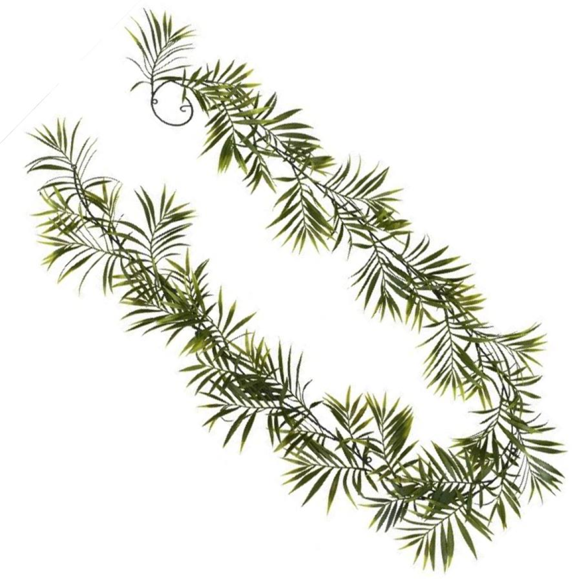 Leaf 190cm Fire Retardant Artificial Palm Garland – Bare Stem for Home & Commercial Use