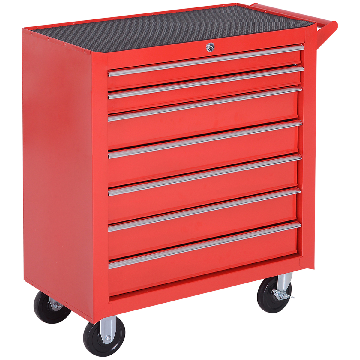 DURHAND red 7-drawer rolling tool cabinet