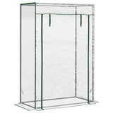 Mini Walk-in Greenhouse with Galvanised Steel Frame & Zipped Roll-up Door – Tall Narrow Plant Shelter