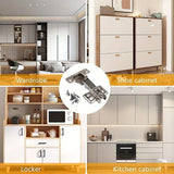 20 Pack Soft Close Cabinet Hinges with Screws, 35mm Clip-On – Kitchen, Wardrobe & Bathroom Doors