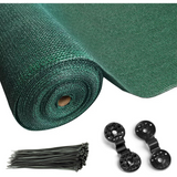 Green Fabric Fence 90gsm, 1m x 10m – UV-Resistant HDPE Privacy and Windbreak Screen