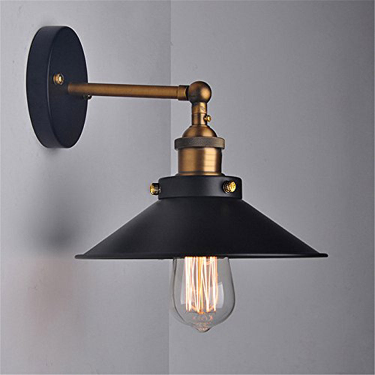 Black Wall Mounted Sconce Light