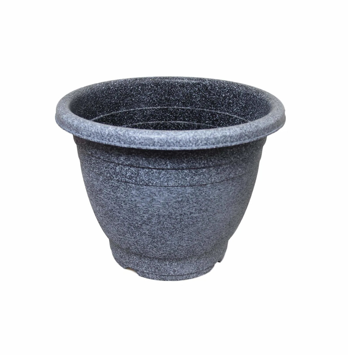 Grey Stone Style Indoor Outdoor Plastic Plant Pot – Practical Garden Planter
