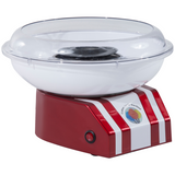 HOMCOM 450W Stainless Steel Candy Floss Machine with On/Off Switch – Party Fun at Home, Red/White