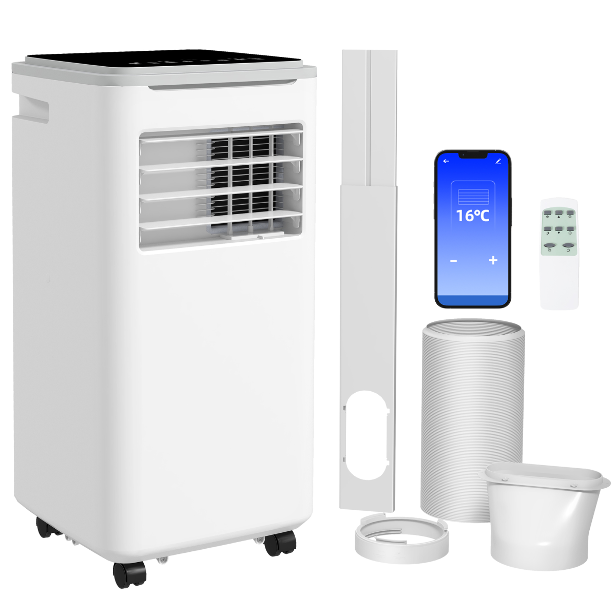 9,000 BTU WiFi portable air conditioner