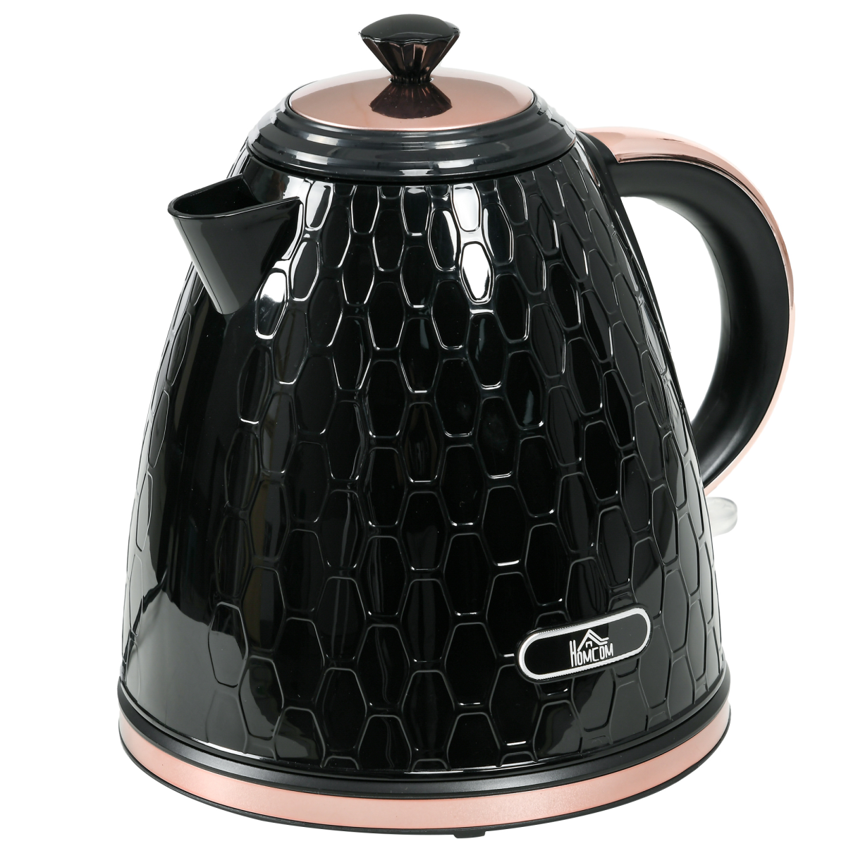 HOMCOM black 1.7L fast boil kettle