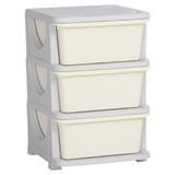 HOMCOM Kids Storage Unit with 3 Drawers – Vertical Dresser Tower for Bedroom and Playroom