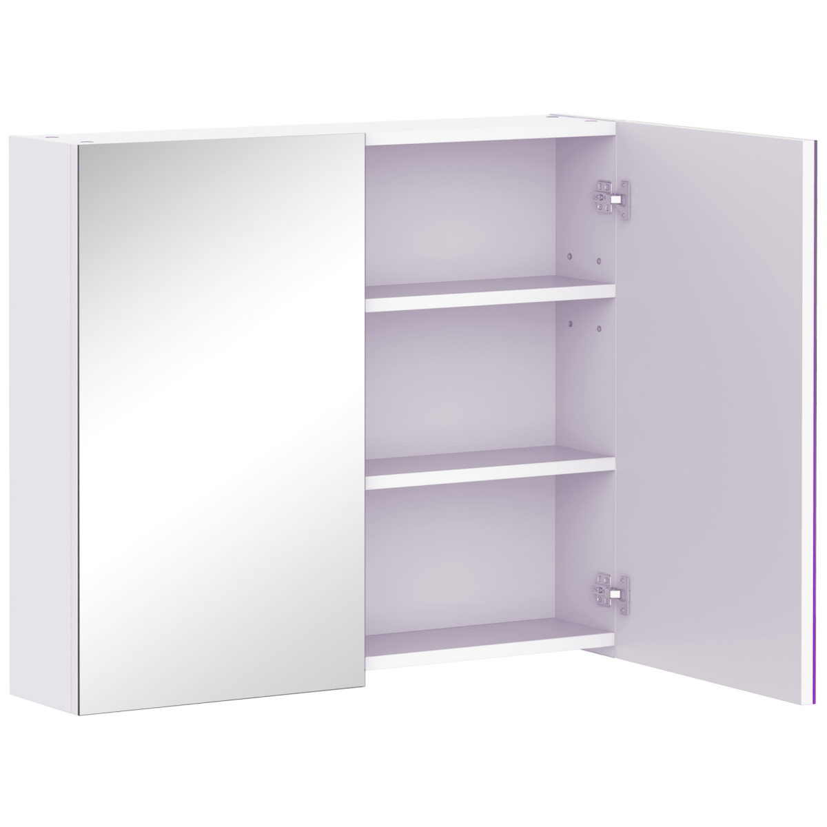 Bathroom mirror storage cabinet