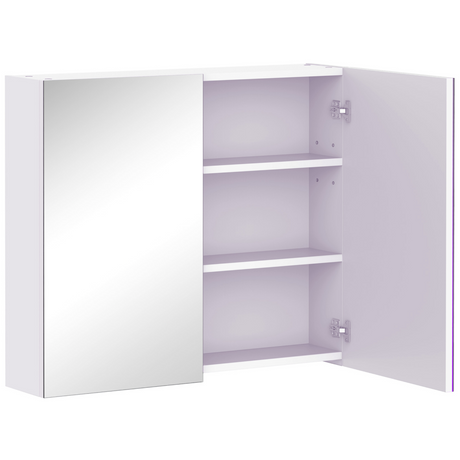 Bathroom mirror storage cabinet