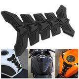 Universal Motorcycle Fuel Tank Protector Pad with Self-Adhesive Backing – Scratch Protection, Black