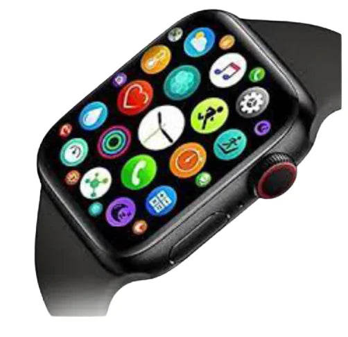 M18 Smart Watch with Magic Button & Adjustable Knob – Bluetooth, Heart Rate & Sleep Monitor, Grey Strap