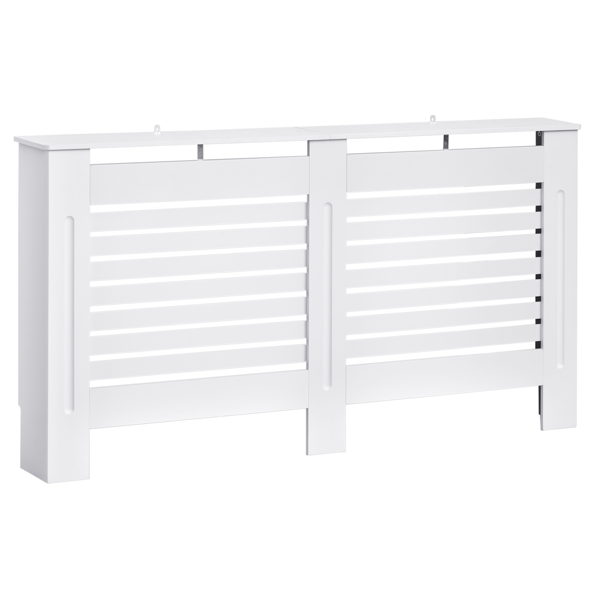 152cm white radiator cover