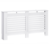 152cm white radiator cover