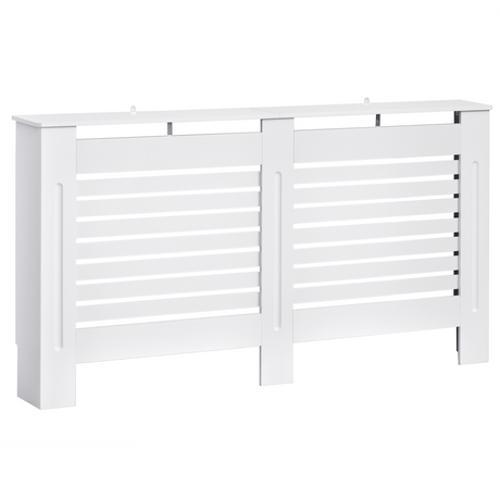 152cm white radiator cover