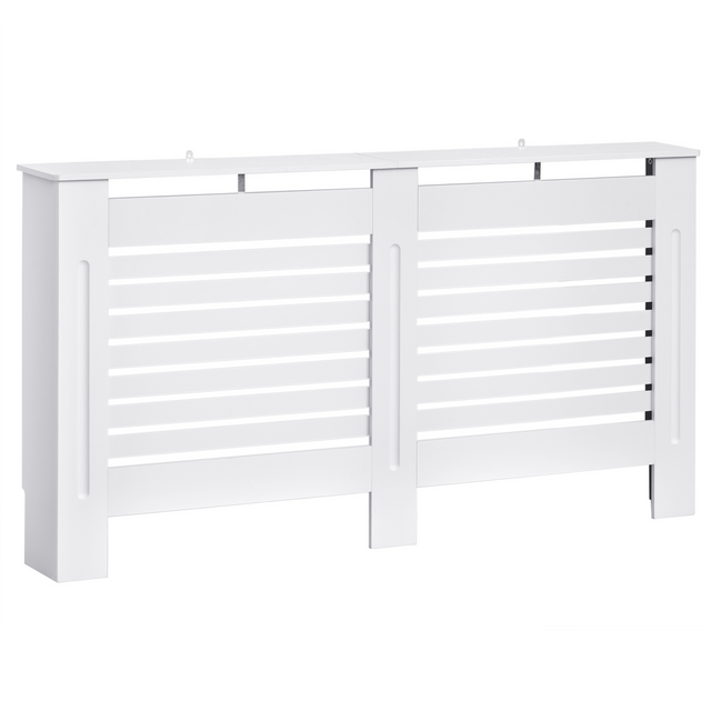 152cm white radiator cover