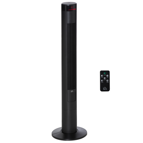 Black 3-speed tower fan