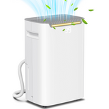 HOMCOM 20L dehumidifier with timer white