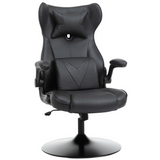 Vinsetto black pedestal gaming chair