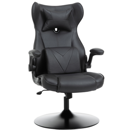 Vinsetto black pedestal gaming chair