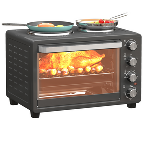 28L mini oven with hot plates