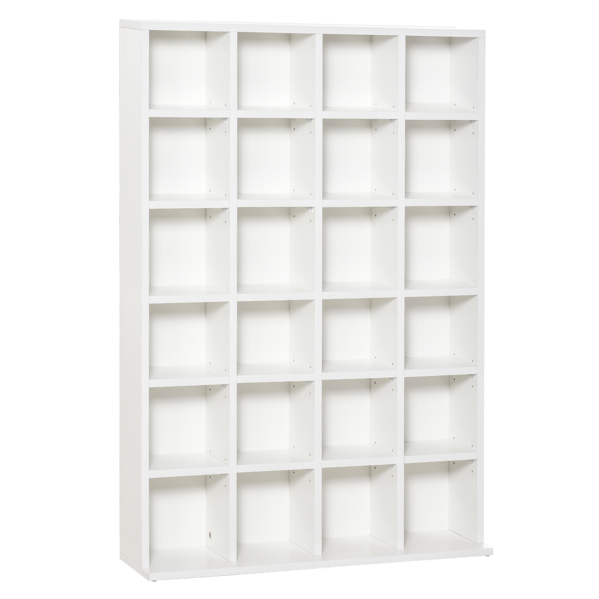 6-tier wooden DVD CD storage shelf