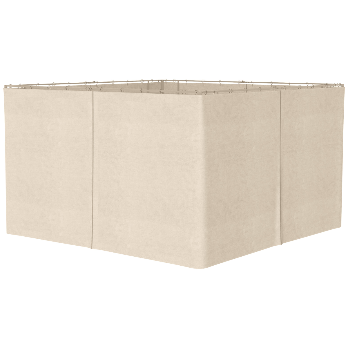 Outsunny 4-Pack Gazebo Replacement Sidewalls with Zip Fastening – Privacy Panels for 3 x 4m Gazebos