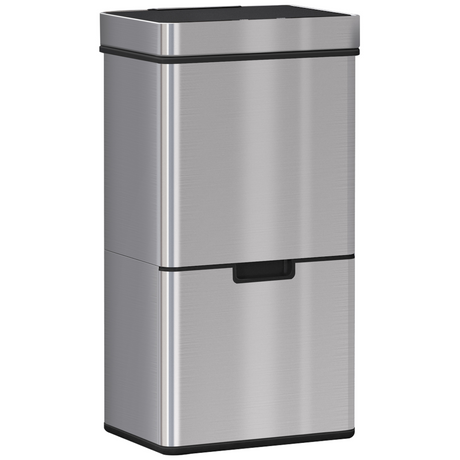 3-compartment motion sensor recycling bin