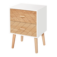Nordic 2-drawer bedside table