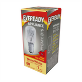Eveready S1055 B15 SBC Pygmy Bulbs 15W, 60lm Warm White – Non-Dimmable, Pack of 10