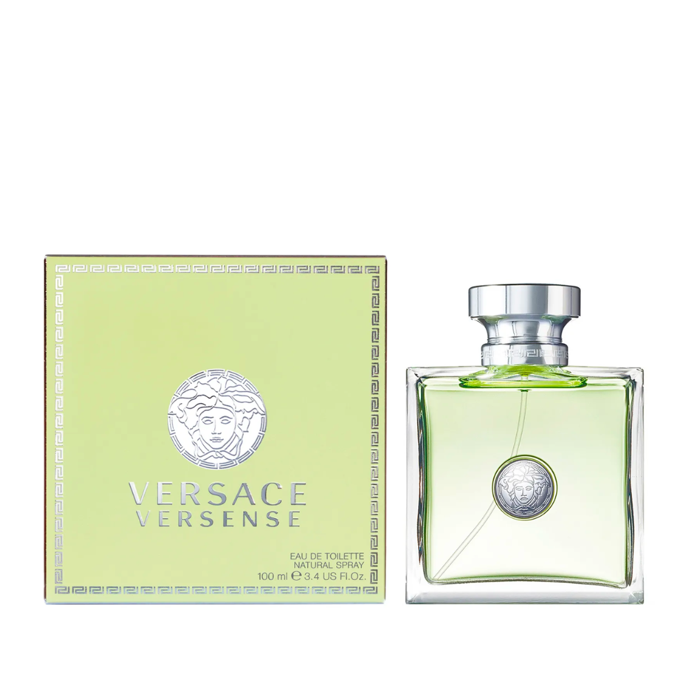 Versace Versense Eau de Toilette Spray 100ml – Fresh & Citrus, Floral Fragrance for Women