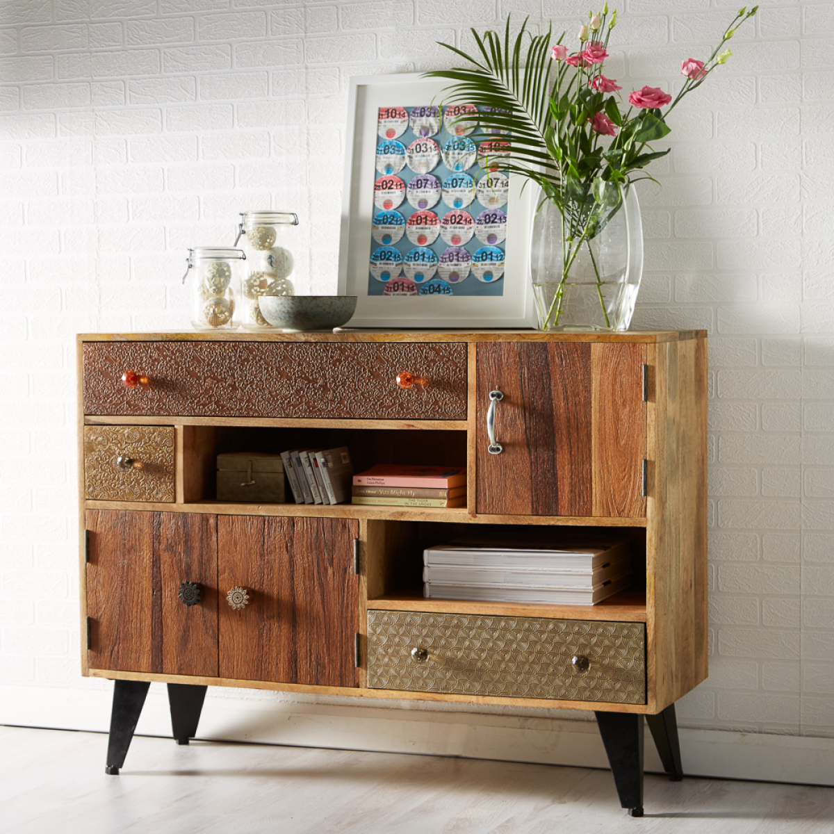 Sorio hand-crafted large sideboard