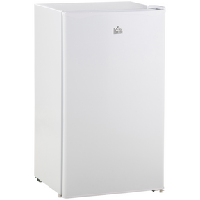 White 91L under counter fridge