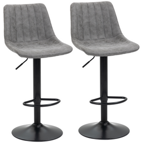 Grey retro tub bar stools