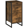 Industrial 3-drawer storage chest