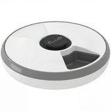 PawHut Automatic Cat Feeder with Programmable Timer, Six 180ml Trays & Ice Pack – Wet and Dry Food