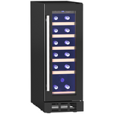 HOMCOM black 19 bottle wine cooler