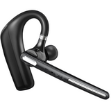 WYE ProVoice One-Ear Bluetooth Business Headset with CVC8.0 Noise Cancellation, 80-Hour Talk Time, Black