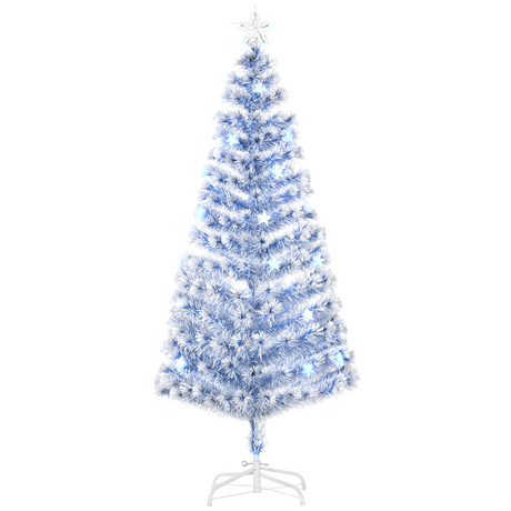 HOMCOM fibre optic Christmas tree with LED lights