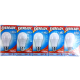 Eveready LED GLS E27 Light Bulbs, 100W Equivalent, Pack of 5 – Daylight, 1521 Lumens