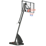 SPORTNOW Adjustable Basketball Hoop with Weighted Base & Wheels, 2.4–2.9m – Freestanding Basketball Stand