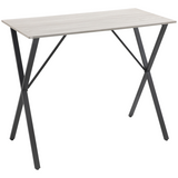 HOMCOM 120cm Rectangular Breakfast Bar Table for 4 with Steel Legs and Adjustable Feet – Kitchen Dining Table