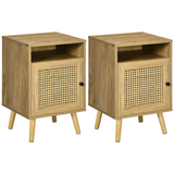 Rattan bedside table
