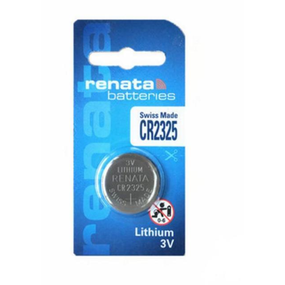 Renata CR2325 Lithium Watch Battery – Single Coin Cell for Watches and Small Electronics