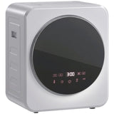 HOMCOM 4kg Vented Tumble Dryer with Stainless Steel Drum, 800W Compact Freestanding Dryer, Silver