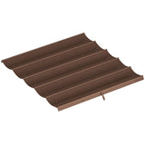 Outsunny Pergola Replacement Canopy, 2.55 x 2.5 m Polyester Cover for 3 x 3 m Frame – Roof Top Only, Brown