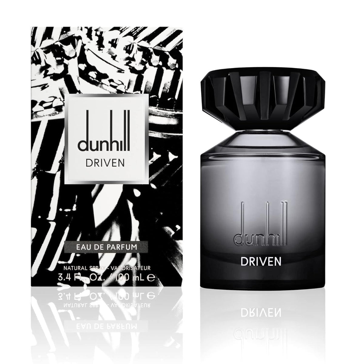 Dunhill Driven Black Eau de Parfum Spray 100ml – Woody, Spicy Fragrance for Men