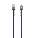 WYEFLOW 10W SuperStrand Braided USB to 8-Pin Charging & Data Cable 1m – Aluminium Shell, Blue