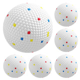 PawHut 6 Pack ETPU Dog Balls, 58mm – Bite-Resistant Floating Fetch and Chew Toys for Small and Medium Dogs