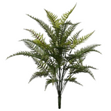 Fire Retardant Artificial Fern Foliage Branch, 78cm – Maintenance-Free Greenery, Bare Stem No Pot