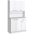 HOMCOM freestanding kitchen cupboard